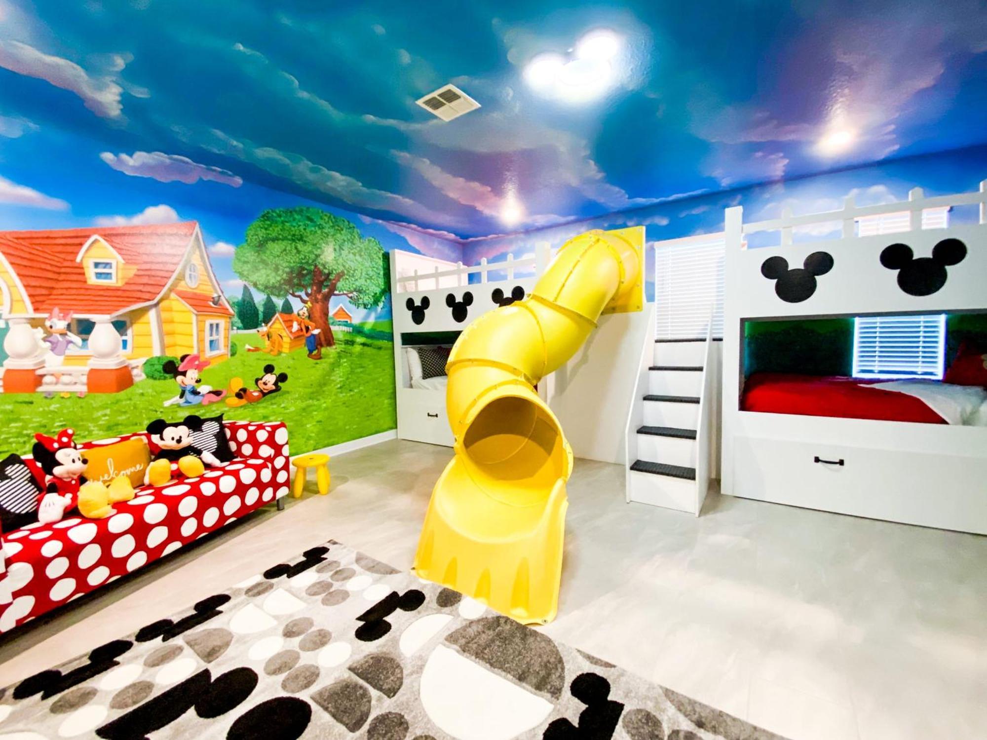 Magical Family Vacation Home Near Disney World At Storey Lake, Star Wars Gameroom, Pool, Theater, Mickey Slide, Sleeps Up To 28 Kissimmee Exterior photo